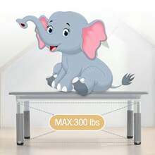 Kids Table And Chair Set, Height Adjustable Toddler Arts & Crafts Table And 6 Chair Set For Ages 2-10,Max 300lbs Kids Activity Art Table For Classroom Daycares,Home