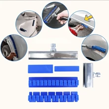 Besper 6 Pieces Set Of Unpainted Dent Removal Tool, Dent Puller Accessory, Suitable For Repairing Small Dents In Car Hail Pits (Blue) - Blue - View 4