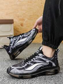 Unisex Sports Running Casual Shoes, Men Fashion Lightweight Breathable Athletic Sneakers, Anti-Slip Outdoor Travel Thick Sole Shock Absorption