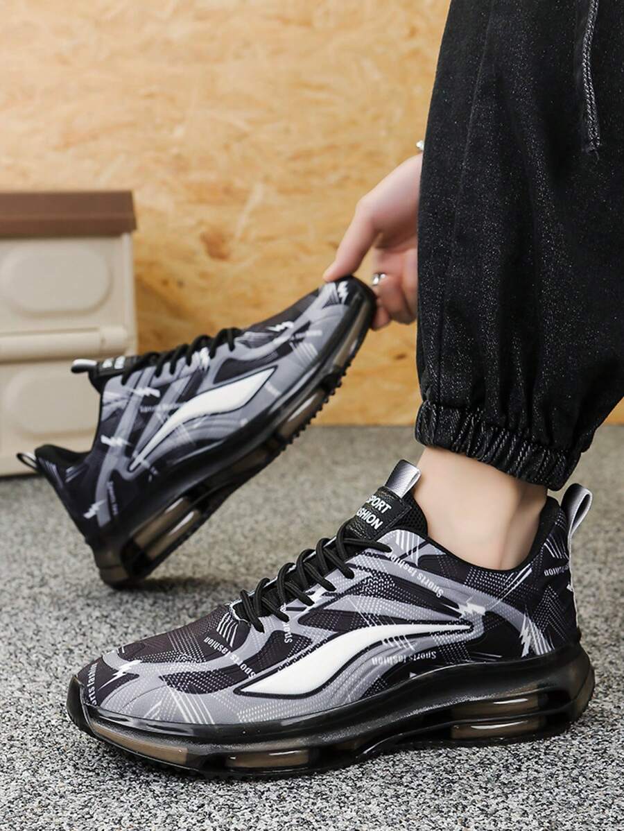 Unisex Sports Running Casual Shoes, Men Fashion Lightweight Breathable Athletic Sneakers, Anti-Slip Outdoor Travel Thick Sole Shock Absorption