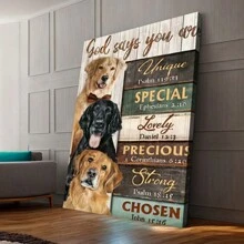 Framed   Decor, Funny Dog Canvas Decor Wall Art For Bedroom Living Room Home Walls DecorationRoom, Living Room, Kitchen, A Festive Touch For Valentine's And New Yea Decor