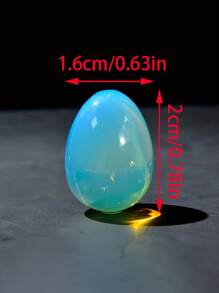 Opal Crystal Egg - Polished Healing Stone, Pocket Guardian, Spiritual Meditation Gift For Women & Mom, Cute Jewelry Accessory