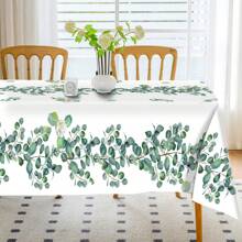 1/2 chiếc Khăn trải bàn hình chữ nhật màu xanh lá cây xô thơm, Khăn trải bàn bằng polyester khuynh diệp cho mùa xuân, Lễ rửa tội cho em bé, Sinh nhật, Trang trí đám cưới, Đồ dùng cho bữa tiệc - màu xanh lá - Xem 6