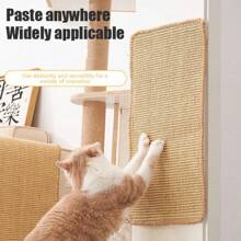 1PC Cat Scratcher Mat Natural Sisal Cat Scratch Mats Scratching Pad Protect Carpets And Sofas For Cat Paw Training