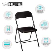 Well Home Ghế gấp màu đen - Basic. Miễn phí vận chuyển trong 24/72 giờ - màu đen - Xem 2