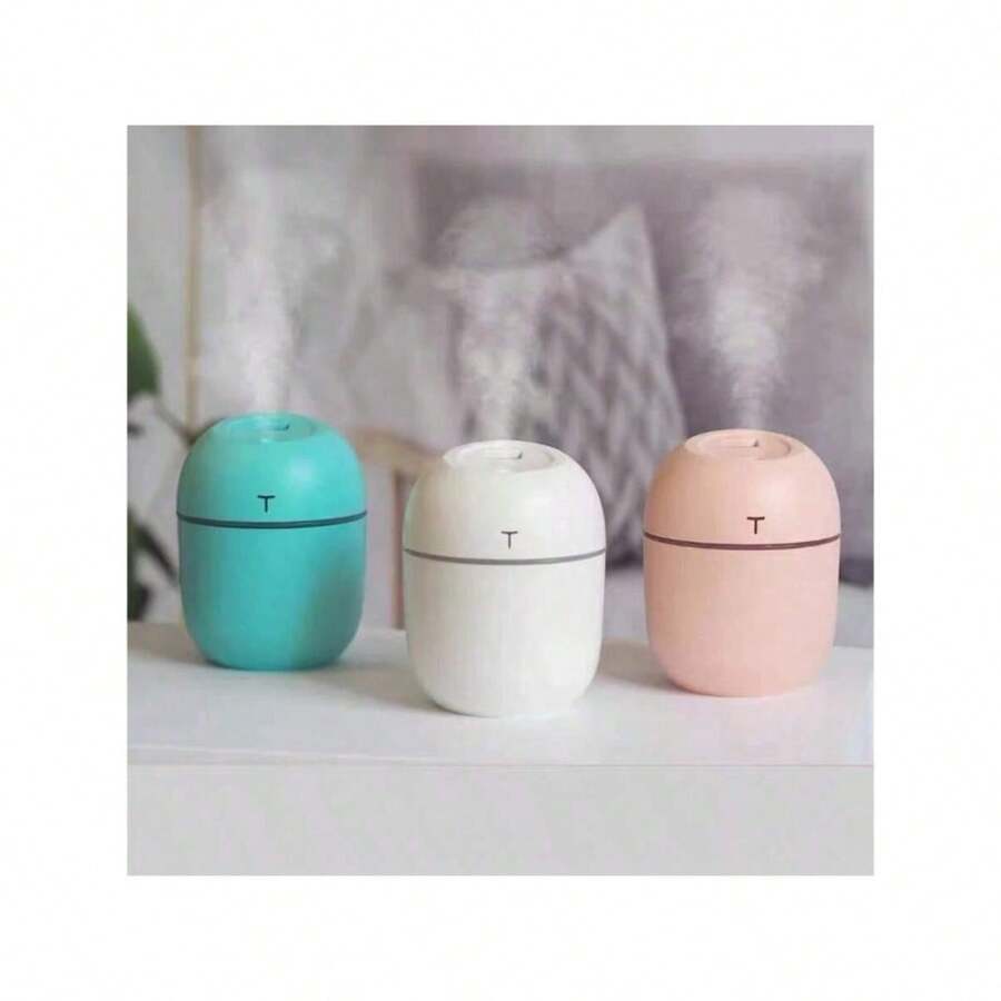 Portable Egg Air Humidifier And Diffuser Aromatizer USB LED Air Freshener Air Purifier Home Office - Blue - View 1