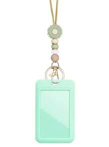 1pc Daisy Boho Style Detachable Silicone Beaded Lanyard, Suitable For Teachers, Students, Staff As Four Seasons Car Accessories Bag Charm Backpack For School Cute Goth Y2k Halloween Accessories Teachers Day Christmas Gift Ideas Bag Accessories Lanyards With Id Holder Car Accessories Bag Charms Car Accessories Friend Sister - Multicolor - View 10
