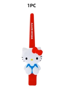 Sanrio 1/2/4/8 pezzi Fermagli per capelli Hello Kitty, My Melody, Kuromi, Cinnamoroll, parole Y2K, fermagli per capelli a forma di gatto kawaii, accessori per capelli, regali, decorazioni per il bagno, decorazioni autunnali, accessori per il ritorno a scuola