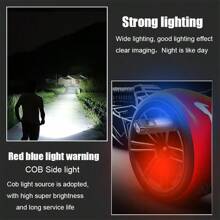 1pc Mini Outdoor COB Long Runtime Strong Light Camping Repair Magnetic Adsorption Multifunctional Work Flashlight