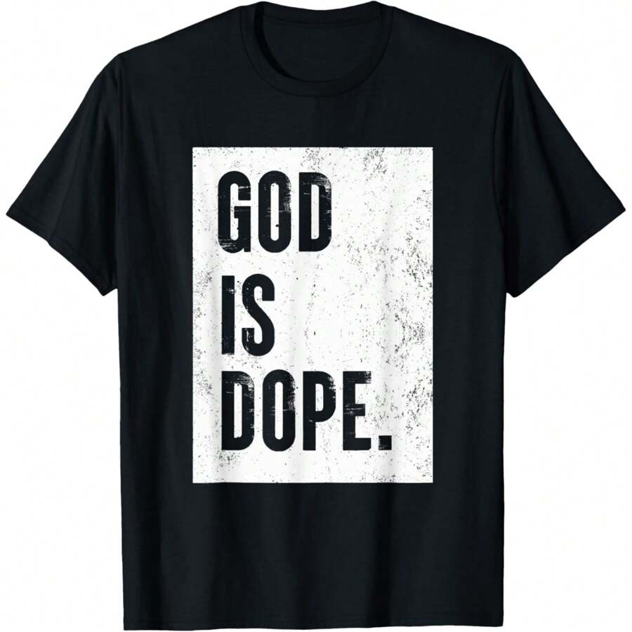 God Is Dope T-Shirt - màu đen - Xem 1