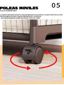 Estante para Ropa con Amplio Espacio y Diseño Versátil para Mantener tu Ropa Ordenada - Estante para Ropa que Optimiza el Espacio y Facilita la Organización de tus Prendas - Multicolor - Ver 4