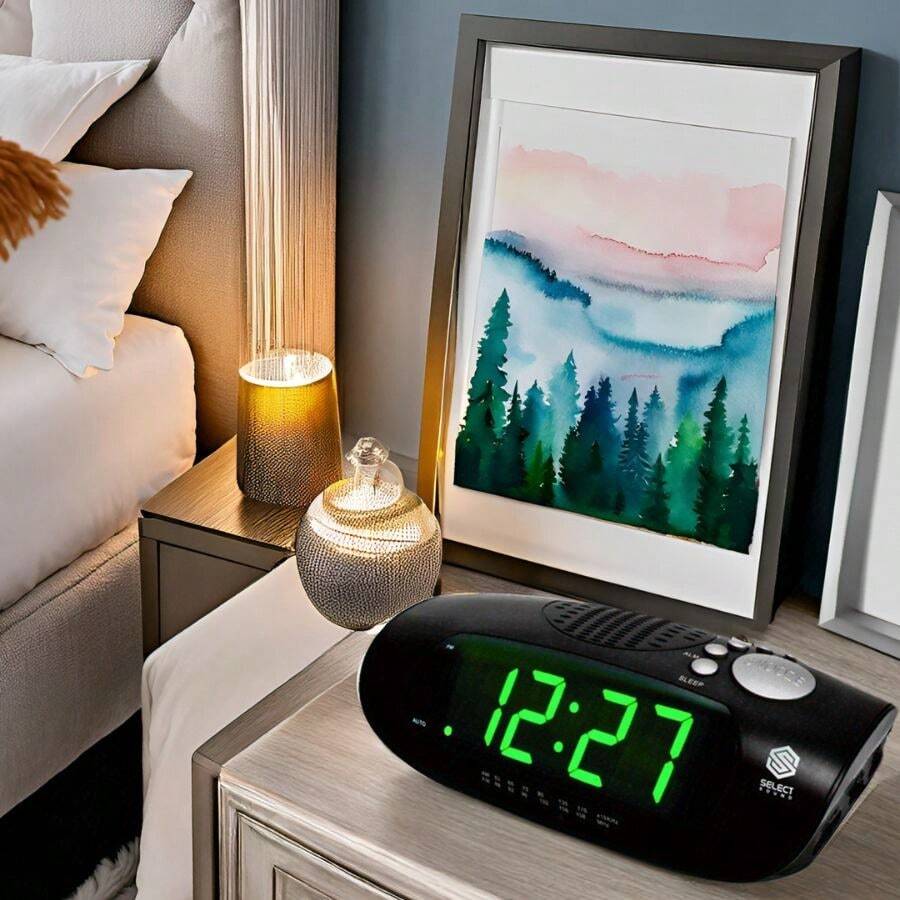 Select Sound Alarm Clock Radio Am/Fm Mp3 4333 - Black - View 1