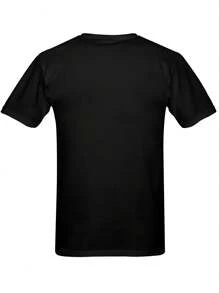 Soccer Dad Birthday Boys Party Family Matching T-Shirt, 100% Cotton, Birthday, Valentine's Day, New Year Gift, Suitable For Men, Women, Family And Friends, Black Casual Short-Sleeve Crew Neck T-Shirt Size S To 3XL - 黑色 - 查看 3
