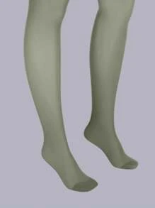 Trifil Adherence 15 Thread High-Rise Tights For Everyday Wear - Mint Green - View 3