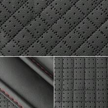 Cojín Universal para reposabrazos de coche, cubierta protectora de cuero PU transpirable para caja de consola central, reposabrazos antiarañazos PGUM - GRIS 1 PIEZA - Ver 9