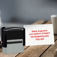 1Pc Custom Stamp,Clear And Crisp Impressions,Personalized Self-Inking Rubber Stamp,Use For Address Stamp And More