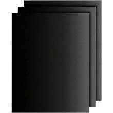 Forros para horno, tapetes protectores fáciles de limpiar para el fondo del horno/cocina a gas, almohadilla antiadherente y resistente al calor para parrilla, apropiada para uso doméstico y campamento al aire libre