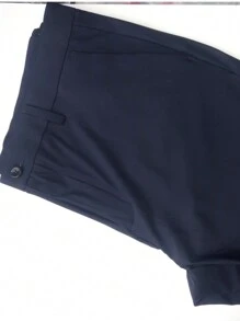 Men's Formal Pants SLIM FIT Elastane Stretch - Blue - View 3