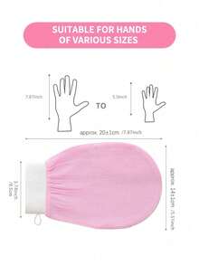 Deep Exfoliating Mitt - 100% Viscose Fiber Scrub Glove For Cleaning Skin And Sloughing Off Dead Skin And Dirt, Bath And Body Works, Shower, Living Room Home Bedroom Bathroom House Decor, Travel Stuff, Wedding, Party, Birthday