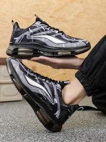 Unisex Sports Running Casual Shoes, Men Fashion Lightweight Breathable Athletic Sneakers, Anti-Slip Outdoor Travel Thick Sole Shock Absorption