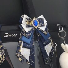 Accessori di supporto fai-da-te per fiocchi meravigliosi - accessori per badge e borse - supporto per badge versatile e originale - accessori decorativi per fiocchi stile Lolita - fermaglio per bordi - di ritorno a scuola