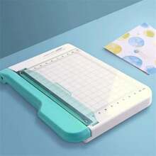 1 Stück Papierschneider, Mini Papier-Trimmer mit Gitternetz-Maßstab, geeignet für Bastelpapier, Fotos, Karten, Scrapbooks, Büro- und Heimgebrauch