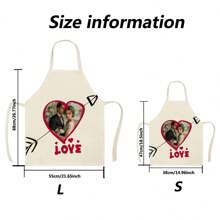 1 pièce Tablier de chef personnalisé avec photo pour hommes et femmes. Tablier de chef de cuisine personnalisé avec image drôle. Tablier de cuisine imperméable personnalisé avec photo, logo, nom. Parfait cadeau pour maman