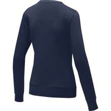 Elevate Womens/Ladies Zenon Pullover Activewear (Navy) - 240gsm 50% Cotton/50% Polyester - Navy Blue - View 2