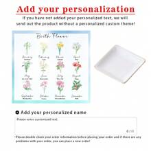 1 Stück personalisierter Geburtsblumen Schmuckschale, individuelle Geburtsblumen Schmuckablage, Schmuckablage, Schmuckschale, Keramik Schmuckablage, Schmuckablage für Frauen, Keramik Schmuckschale, Heim Keramik Schmuckablage, kleine Schmuckablage, Marmor Schmuckablage, Schmuck, Schmuckschalen Ablage, Ring Ablage für Schmuck, Brautjungferngeschenke, Geburtstagsgeschenke für Frauen, Weihnachtsgeschenke für Frauen