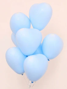 Set de 34 globos de látex con forma de corazón de colores blanco, azul, rosa y morado, con decoración de lazo rosa, para decoración de fondo de compromisos, aniversarios, Día de San Valentín, bodas, fiestas de cumpleaños y suministros de decoración para fiestas