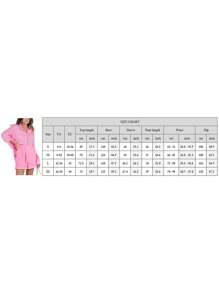 Women Pajama Set, Long Sleeve Button Closure Shirt With Shorts Sleepwear Loungewear - 粉色 - 查看 11