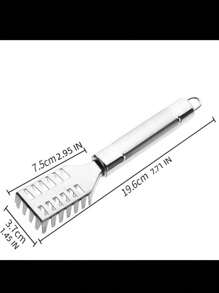 1pc Stainless Steel Fish Scale Scrapers - Quick And Efficient Cleaning - Ergonomic And Easy To Clean - Ideal For Restaurants And Food Truck Cooking Professionals