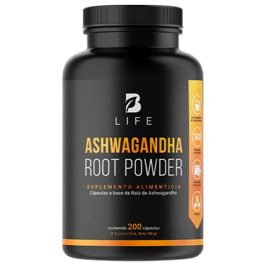 ASHWAGANDHA BLIFE 200 CAP SIN SABOR - SIN SABOR - Ver 1