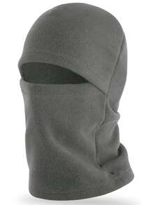 成人滑雪面罩，全面罩冬季羊毛保暖防寒天气户外罩，男女冬季防风羊毛滑雪面罩拉法帽头饰摩托车保暖面罩头巾 - A - 查看 14