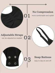 Women's Shapewear Bodysuit Tummy Control Body Shaper Seamless Snatched Waist Body Suit - Skin Color/coffee - View 5