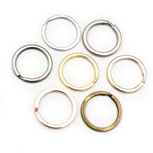 20Pcs 25-30mm Metal Key Ring Laveros Clasp Findings Key Chain Split Ring DIY Jewelry Making Accessories Findings - Split Ring - View 7