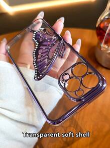 蝴蝶设计时尚高端保护手机壳，全覆盖创意个性化手机壳兼容 17、 16/16 Pro/16 Pro Max、Galaxy S22/S23/S24/S25、A04/05/06/A07/A14/A15/A16/A17/A24/A25/A34、Redmi Note 7/8/9/10/11/12/13、Redmi 9/10/12/13C、OPPO、MOTO、Honor、HW、Realme、Reno 7