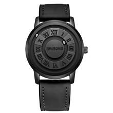 BINBOND Men Quartz Watches Top Luxury Magnetic Levitation Hollow Out Design Leather Strap Waterproof Men Quartz Watch - one-size - View 13