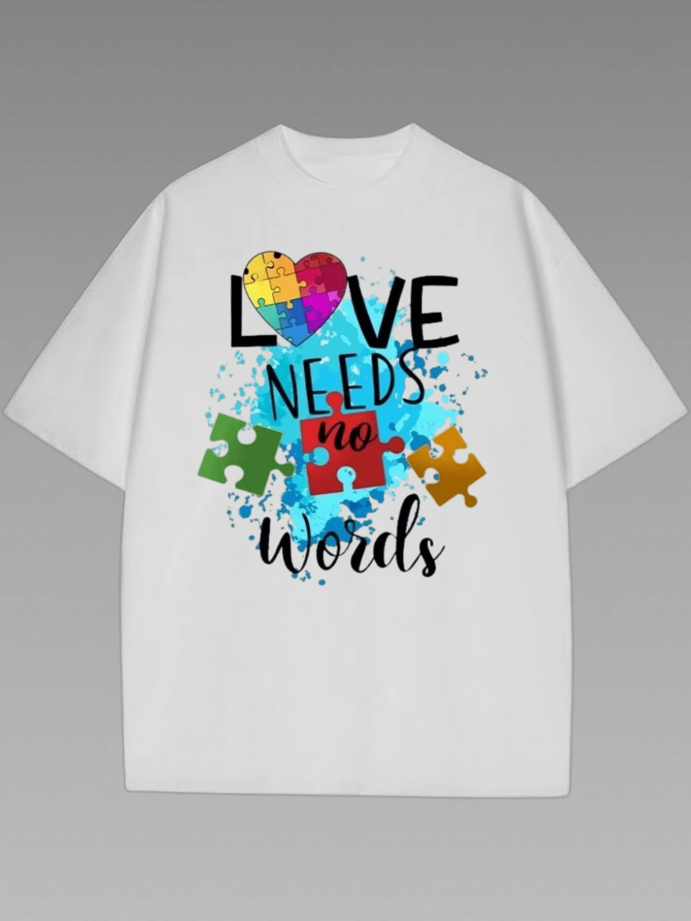 Payeah Love Need No Words  T Shirt - White - View 1