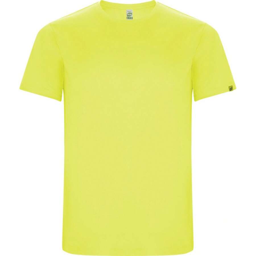 Roly Childrens/Kids Imola ShortSleeved Sports TShirt (Fluorescent Yellow)