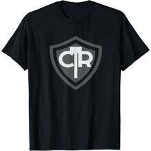 CTR LDS For Latter Day Saints Choose The Right T-Shirt - Black - View 1