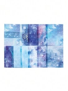 CANDY POETRY 20 张/包渐变色剪贴簿纸、DIY 装饰背景、节日礼物、手工拼贴材料、个性化剪贴簿规划、创意学校用品、学校用品、返校