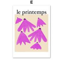 1pc Abstract Colorful Gallery Flower Market Rainbow Botanical Wall Art Canvas Painting Posters For Living Room Decor No Framed