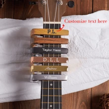 Custom Wooden Guitar Capo For Him,Personalized Guitar Accessories For Fathers Day Gift, Ideas Wood Capo, Music Gift For Guitarist Musician Gifts Birthday Graduation