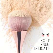 1pc Powder Brush, Fluffy Soft Bristles Won't Irritate The Face, Blush Brush, Eyeshadow Brush, Face Powder Makeup Brush