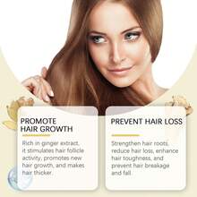 Hoegoa Hair Essence Spray Volumizing Hair Hair Soft Luster Ginger Hair Care Scalp Treatment Spray 30ml - as pic as pic - View 2