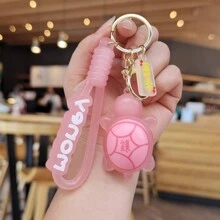 1 件迷你乌龟钥匙扣，创意乌龟“富贵”背包吊饰，可爱汽车配件，小礼物，家居装饰，房间装饰，墙壁装饰