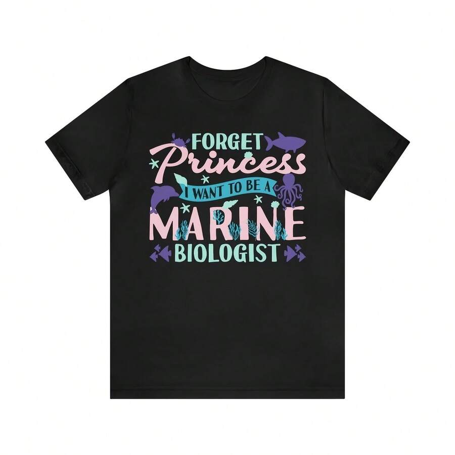 Marine Biologist Gift  Funny Marine Biology Shirt For Him & Her  Cute Marine Biology T-Shirt  Diver TShirt  Ocean Tee Shirts  Present - Black - View 1