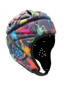 1 件高强度橄榄球头盔，耐冲击，可调节尺寸，适合美式和英式橄榄球