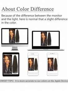 Passion Twist Hair 18/24/30/36 Inch, 4 Packs Water Wave Crochet Hair, Long Bohemian Curly Braiding Hair For Passion Twist Crochet Hair, Crochet Locs, Spring Twist Crochet Braids Hair Extensions - Black Brown - View 4